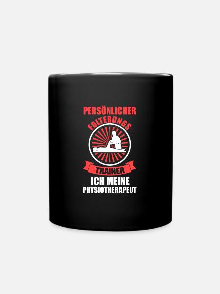 Physiotherapeut Beruf Physio Geschenk - Tasse einfarbig - Schwarz
