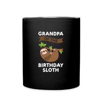 Geburtstag Opa Großvater Geschenk - Tasse einfarbig - Schwarz - Vorne