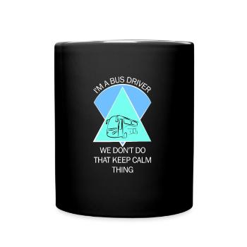 Chauffeur d’autobus scolaire Chauffeur d’autobus scolaire - Mug uni - noir - Devant