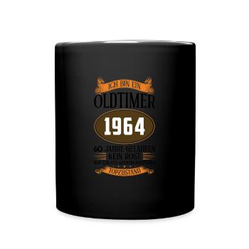60. Geburtstag Feier 60 Jahre alt Geschenk - Tasse einfarbig - Schwarz - Vorne