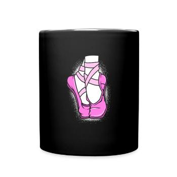 Ballett Ballett-Tänzerin - Tasse einfarbig - Schwarz - Vorne