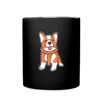 Corgi - Mug uni - noir - Devant