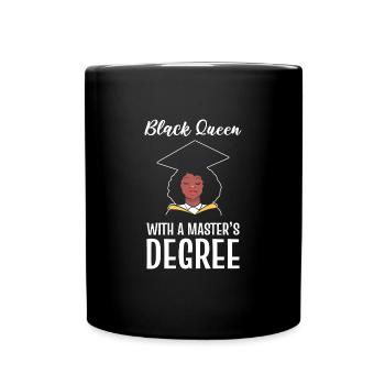 Master's Degree Graduation Ceremony - Full Colour Mug - black - Front