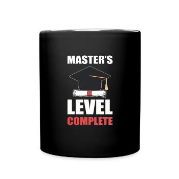 Master's Degree Graduation Ceremony - Full Colour Mug - black - Front
