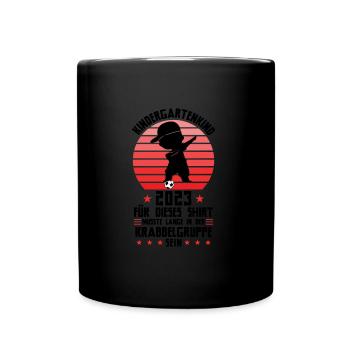 Kindergartenanfang Kindergarten Kindergartenkind G - Tasse einfarbig - Schwarz - Vorne