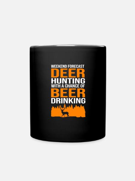 Jäger Jagen - Tasse einfarbig - Schwarz