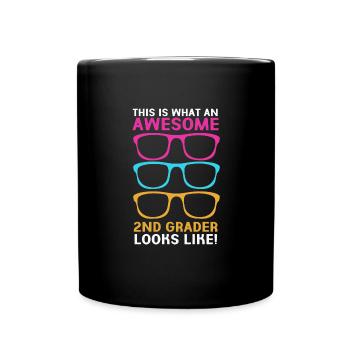 2nd Grade - Full Colour Mug - black - Front