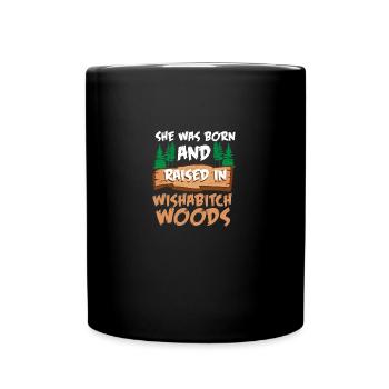 Wishabitch Woods - Tasse einfarbig - Schwarz - Vorne