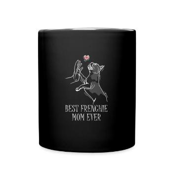Meilleure Frenchie Mom Ever Français Bulldog Mama - Mug uni - noir - Devant