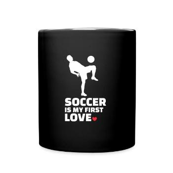 I love football stylish - Full Colour Mug - black - Front