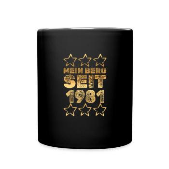 1981 - Tasse einfarbig - Schwarz - Vorne