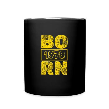 Année 1978 - Mug uni - noir - Devant