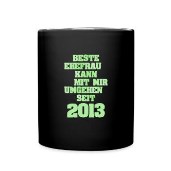 2013 - Tasse einfarbig - Schwarz - Vorne
