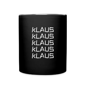 Klaus as a bachelor - Full Colour Mug - black - Front