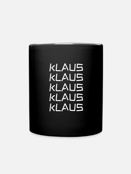 Klaus en tant que célibataire - Mug uni - noir