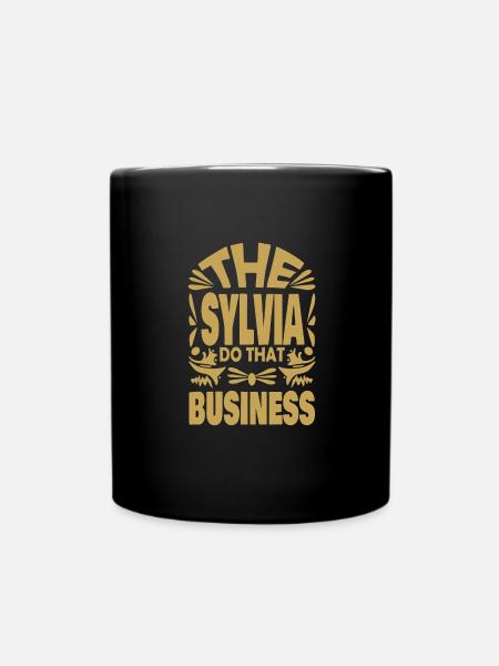 Sylvia Sylvia - Tasse einfarbig - Schwarz