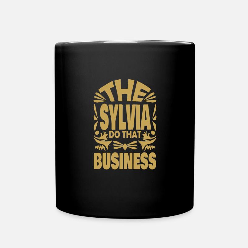 Sylvia Sylvia - Tasse einfarbig - Schwarz