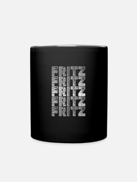 Fritz Fritz - Tasse einfarbig - Schwarz