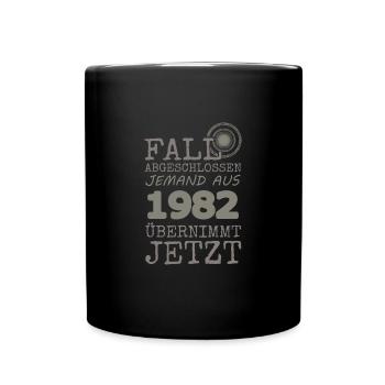 1982 - Tasse einfarbig - Schwarz - Vorne