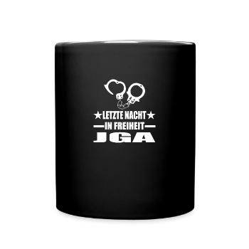 Junggesellenabschied - Tasse einfarbig - Schwarz - Vorne