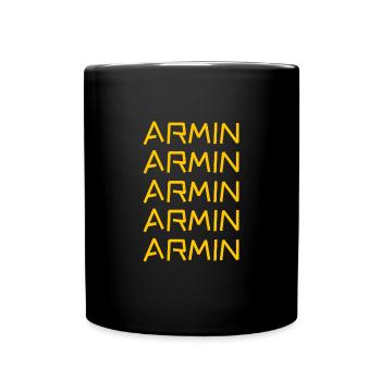 Armin as a first name - Full Colour Mug - black - Front
