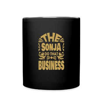 Nom : Sonja - Mug uni - noir - Devant