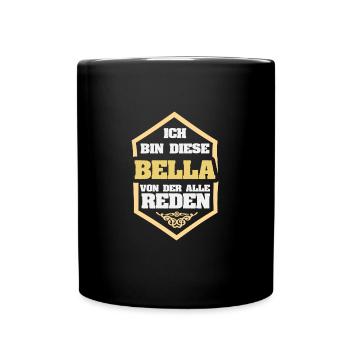 Bella - Tasse einfarbig - Schwarz - Vorne