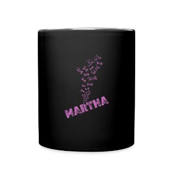 Water Martha - Full Colour Mug - black - Front