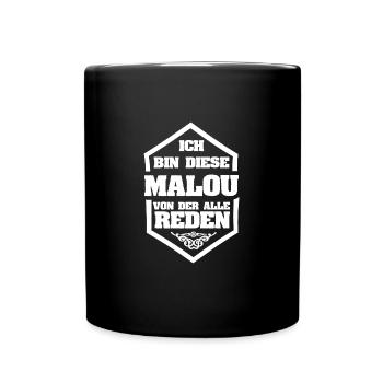 Malou - Tasse einfarbig - Schwarz - Vorne