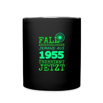 achevé en 1955 - Mug uni - noir - Devant