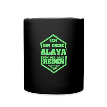 Alaya - Tasse einfarbig - Schwarz - Vorne