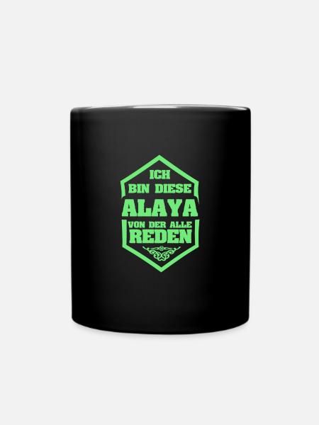Alaya - Tasse einfarbig - Schwarz