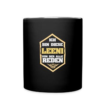 Leeni - Tasse einfarbig - Schwarz - Vorne
