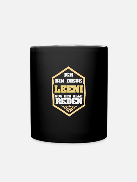 Leeni - Tasse einfarbig - Schwarz