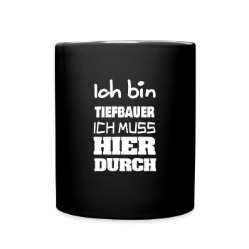 Occupation Civil Engineer - Full Colour Mug - black - Front
