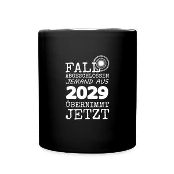 Fall 2029 - Tasse einfarbig - Schwarz - Vorne