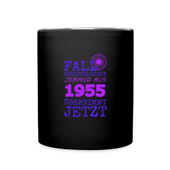 Fall 1955 - Tasse einfarbig - Schwarz - Vorne