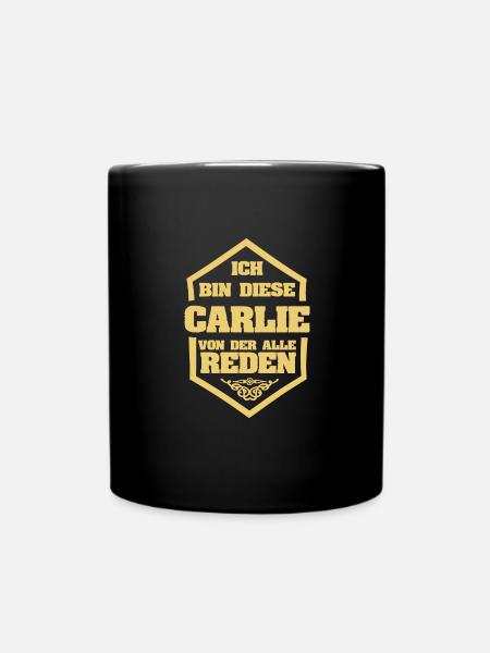 Carlie - Tasse einfarbig - Schwarz