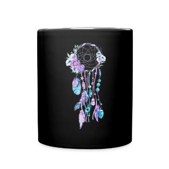 dream catcher - Full Colour Mug - black - Front