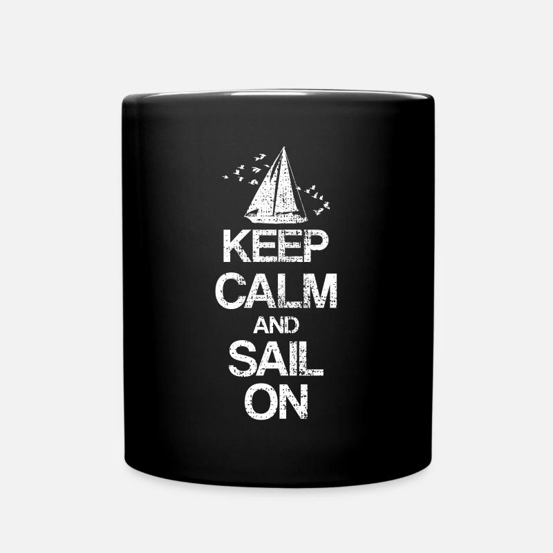 navigation à voile - Mug uni - noir
