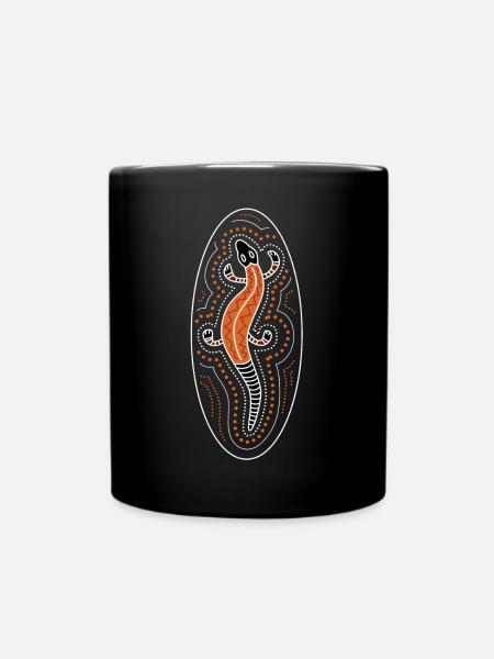 lizard - Tasse einfarbig - Schwarz