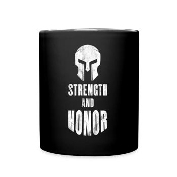 Force et honneur - Gladiator - Mug uni - noir - Devant