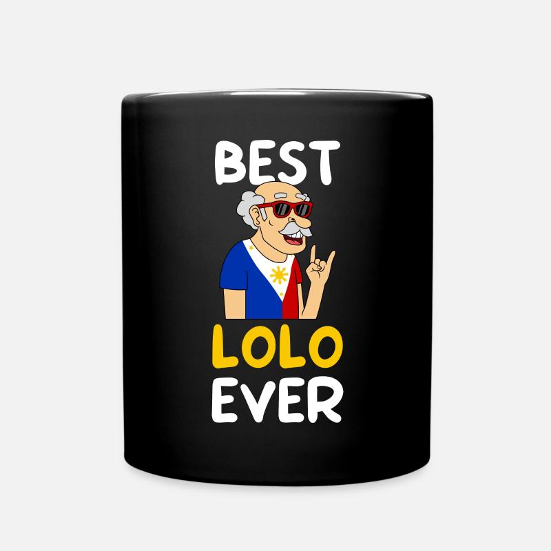 Best Lolo ever / Tagalog Grandpa, Philippines - Full Colour Mug - black