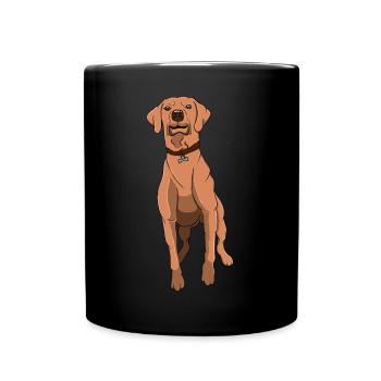 Rhodesian Ridgeback - Full Colour Mug - black - Front