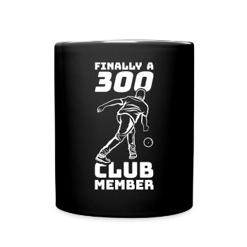 Lustiger Bowling Spruch - Tasse einfarbig - Schwarz - Vorne