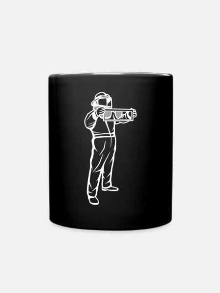Dessin apiculteur - Mug uni - noir