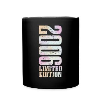 18e anniversaire 2006 Année de naissance - Mug uni - noir - Devant
