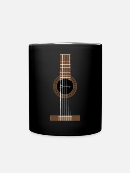 Klassische Gitarre | Gitarre kaufen, Musik - Ensfarvet krus - sort