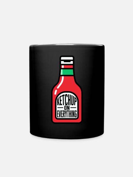 Ketchup Tomatenketchup - Tasse einfarbig - Schwarz