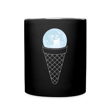 Ice Cream from the Moon - Full Colour Mug - black - Front